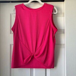 Pink large athletic top